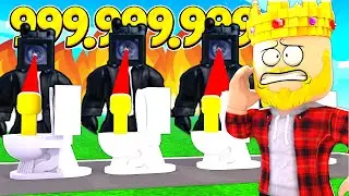 ИНЖЕНЕРЫ КАМЕРАМЕНЫ ПРОТИВ 999.999 СКИБИДИ ТУАЛЕТОВ! ROBLOX Toilet Tower Defense