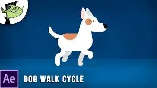 Animate Cartoon Dog Walking Cycle in After Effects