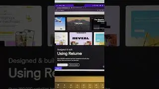Create a professional website in seconds using Relume #productivity #websitebuilder #webdesign
