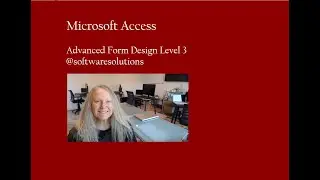 Microsoft Access Video 20 command buttons