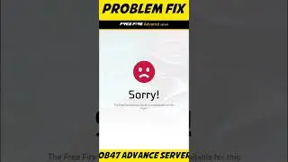 Ob48 Advance server Website Not Opening | free fire advance server is not available for this reason