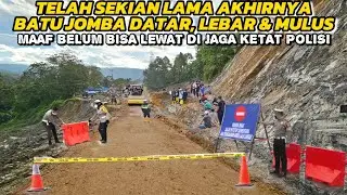 New Road Completed || Flat and Wide Jomba Stone, Escorted by Police