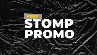 Free After Effects slideshow -  Typo Stomp Promo