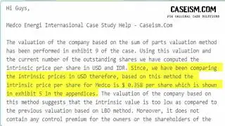 Medco Energi Internasional Case Study Help - Caseism.Com