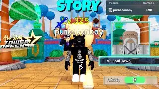 Beating the New Story Map Soul Town (New Mount) | World 2 Story Mode | Roblox All Star Tower Defense