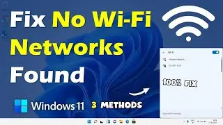 Fix Wi-Fi Icon Not Showing Problem on Windows 11/10 - (2024 FIX)