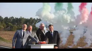 В Лиде торжественно открыли новый участок объездной дороги от трассы М-11