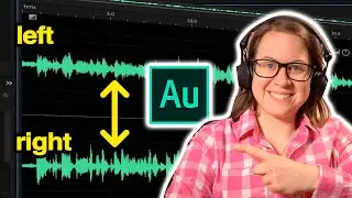 How To EXTRACT LEFT & RIGHT AUDIO CHANNEL in Adobe Audition CC 2023