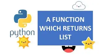 function Returning list in python