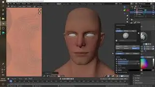 Blender Quick Face Texturing Time-Lapse