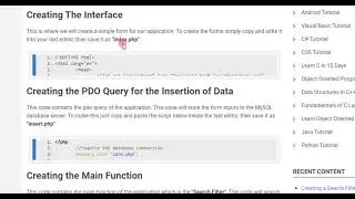 Creating a Search Filter Function using PHP/PDO Tutorial Demo