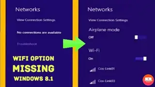 WIFI Option Missing in WINDOWS 8.1 | 100 % SOLUTION | 2020 | Wifi Driver missing after installation