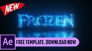 Crystal Text & Logo Intro: Free After Effects Template - Logo & Text Animation - Free Template