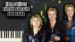 The Police - Every Breath You Take - [Piano Tutorial] (Synthesia) (Download MIDI + PDF Scores)