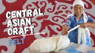 KAZAKHSTAN CRAFT. FELT. CENTRAL ASIAN TRADITIONS