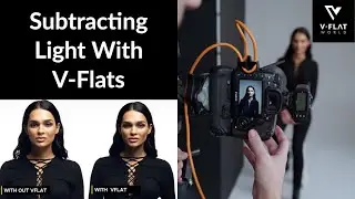 The Art of Subtracting Light With V-Flats | 3 Lighting Setups