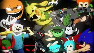 Corrupted “QUIET” But Everyone Sings It (CN TAKEOVER) | Come Learn With Pibby x FNF Animation