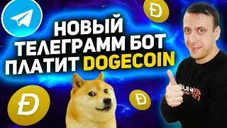 Телеграмм бот для заработка криптовалюты Dogecoin / Заработок Догикоинов