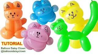 Balloon Cat TUTORIAL - balloon animals for beginners