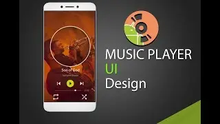 Music Player UI design Android tutorial