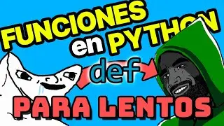 APRENDE FUNCIONES en PYTHON: def, pass, sintaxis, None, return vs print, argumentos, scope y más