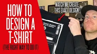 How To Design A T-Shirt In PHOTOSHOP (The Right Way To Do It) Easy To Follow Tutorial FOR BEGINNERS