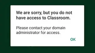 Banned from Google Classroom...