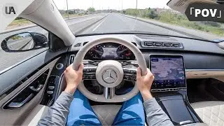 2022 MERCEDES-BENZ S400d 4K POV TEST DRIVE