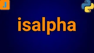 Python isalpha