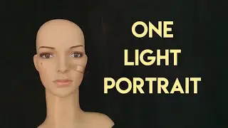 one light studio portrait tutorial for beginners