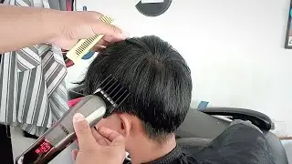 Tutorial Potong rambut 2 Jari 3 Jari Low Taper untuk Pemula mudah dipraktekan