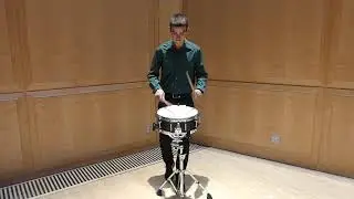 Utah All State HS Percussion Tutorial: Etude #5 from Advanced Snare Drum Studies by Mitchell Peters