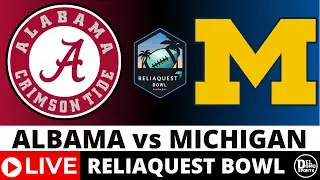 Alabama vs. Michigan Live Streaming Scoreboard on ESPN - ReliaQuest Bowl Play-by-Play DEC 31, 2024