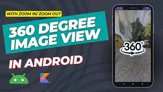 360 Degree Image View in Android Studio | How to create 360 degree image in android studio