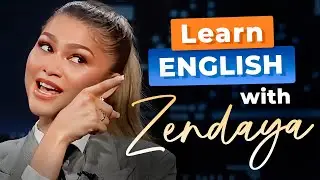 Learn English with ZENDAYA — Funny INTERVIEW