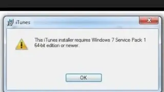 How to fix The iTunes installer requires windows 7 service park 1 || DE GREAT TECH