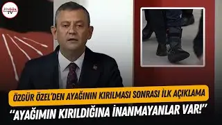 Özgür Özelden ayağının kırılması sonrası ilk açıklama: Nasıl kırıldığı hakkında tartışma çok...