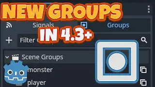 Godot 4 Groups Tutorial || NEW Features In 4.3!