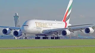 +35 Minutes HEAVY TAKE OFFS | A380, 3x B747F, A350 | Amsterdam Schiphol Airport Spotting