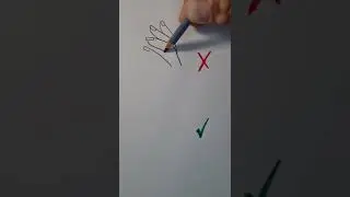 How to draw a hand