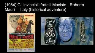 Other Italian historical, peplum and adventure movies: 1964 ('Seven Slaves Against Rome')
