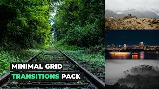 Minimal Grid Transitions After Effects Template