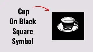 How to Insert Cup On Black Square Symbol in MS Word