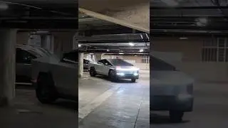 Airbnb Batcave? Garage Parking In Chicago with a Cybertruck