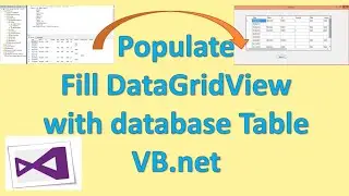 How to Populate DataGridView in vb.net