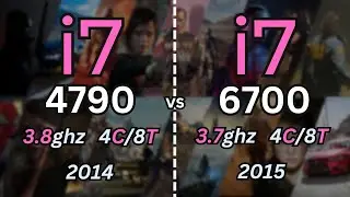 i7 4790 vs i7 6700 Tested in 14 Games (2024) | 1080p