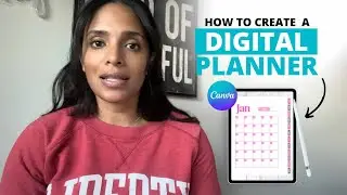 Canva Tutorial: Easy Digital Planner with Hyperlinked Tabs
