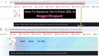 How To Remove ?m=1 from URL in Blogger/Blogspot 2024| Blogger ?m=1 Problem Fix With Proof