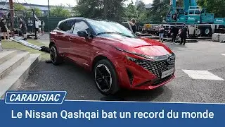 Le Nissan Qashqai s’offre un record du monde insolite