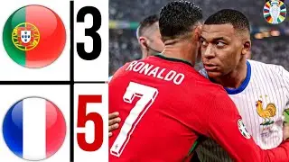 Portugal Vs France Euro 2024 | Extra time to  penalty shootout 🤯🔥